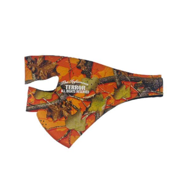 Neoprene Mask (Orange Camo)