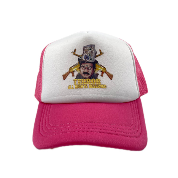 Saddam Trucker Hat (Pink)